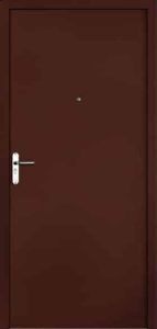 plain steel door